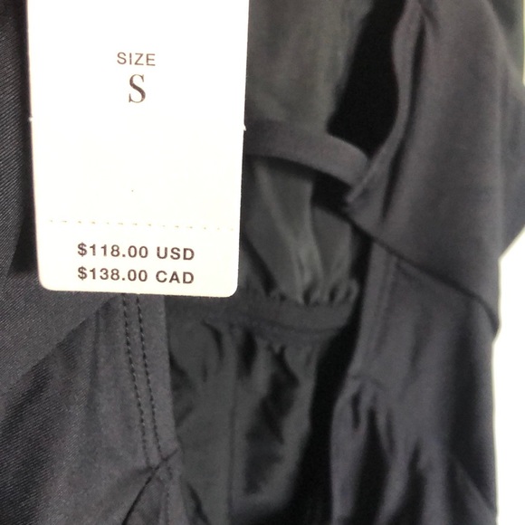 NWT black anthropologie one piece swimsuit - Picture 4 of 6